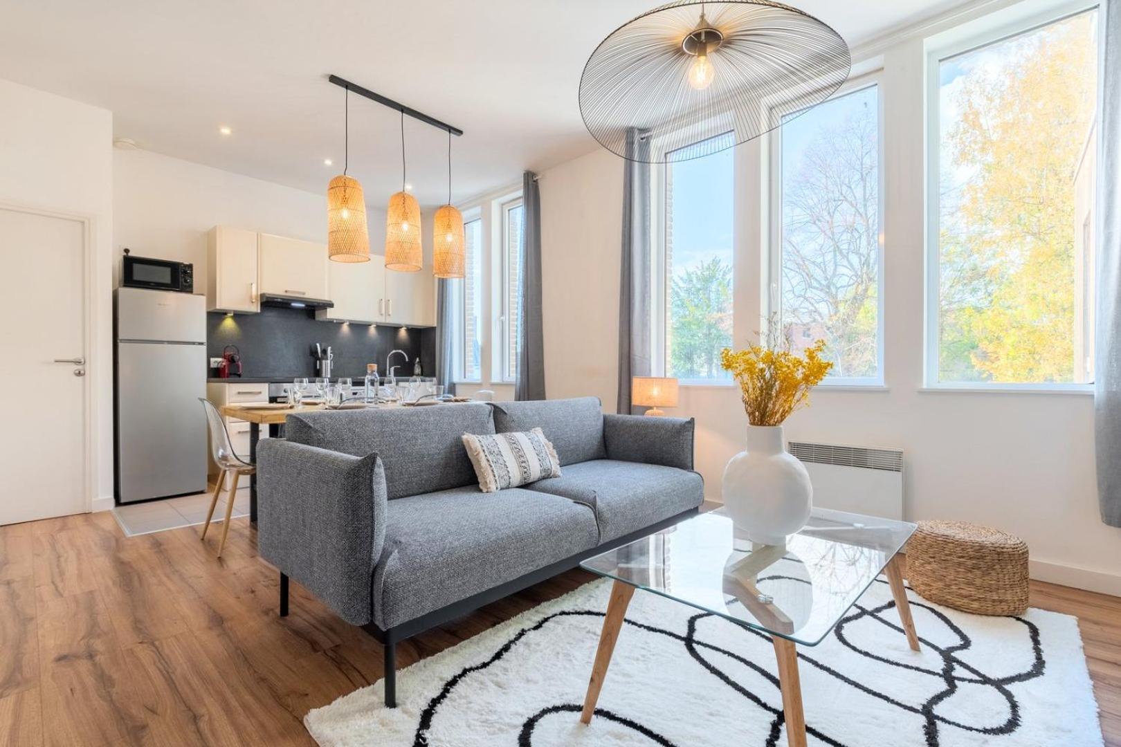 Modern, Quiet 3-Bedroom Apartment With Parking Marcq-en-Baroeul Ngoại thất bức ảnh