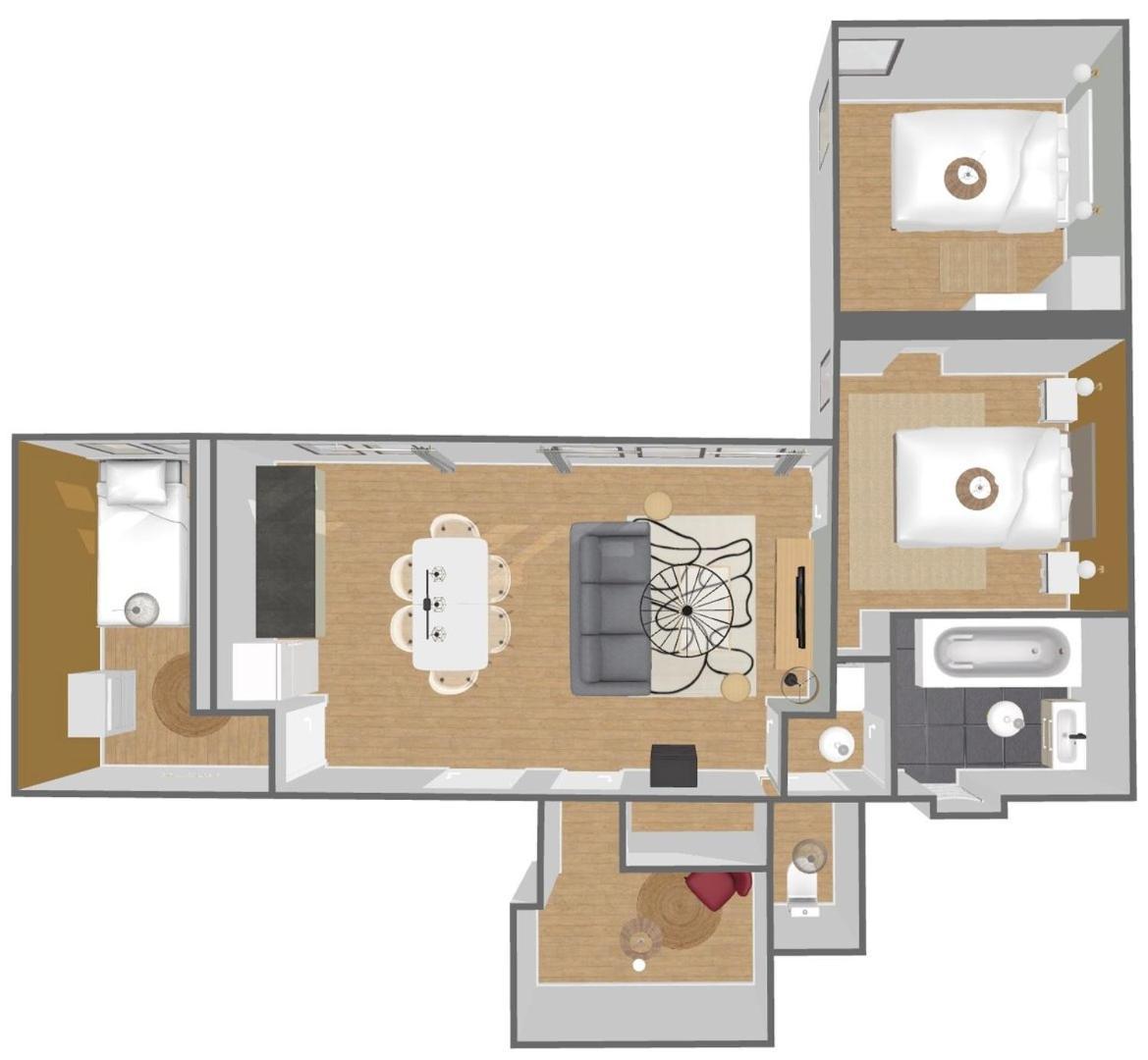 Modern, Quiet 3-Bedroom Apartment With Parking Marcq-en-Baroeul Ngoại thất bức ảnh